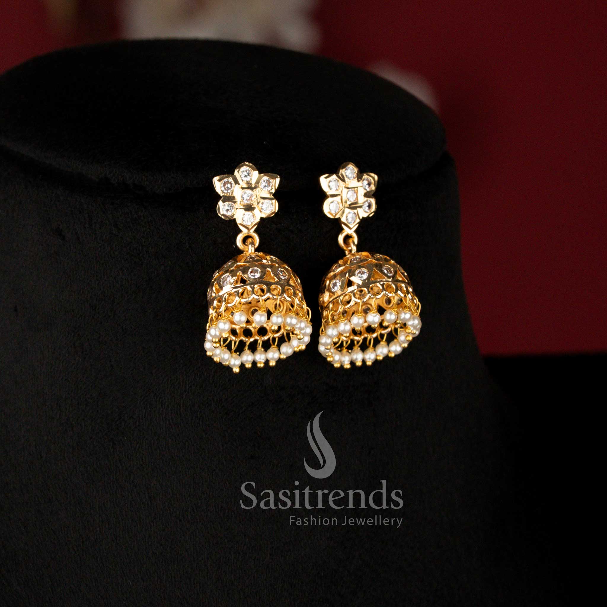Guaranteed Impon Micro Gold Plated Rajamanga Bridal Addigai Short and Long Necklace Jewellery Set with Matching Jhumka Earrings and Tikka for Wedding Wear
