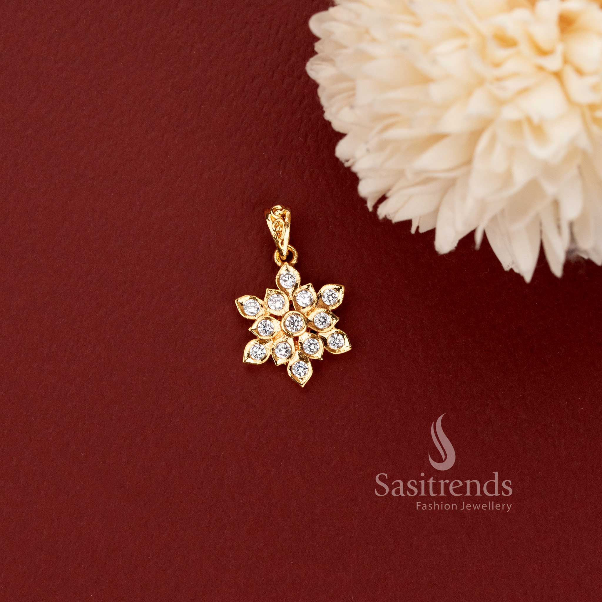 Elegant Impon Gold Plated Pendant Jewellery for South Indian Weddings and Festive Occasions - Sasitrends
