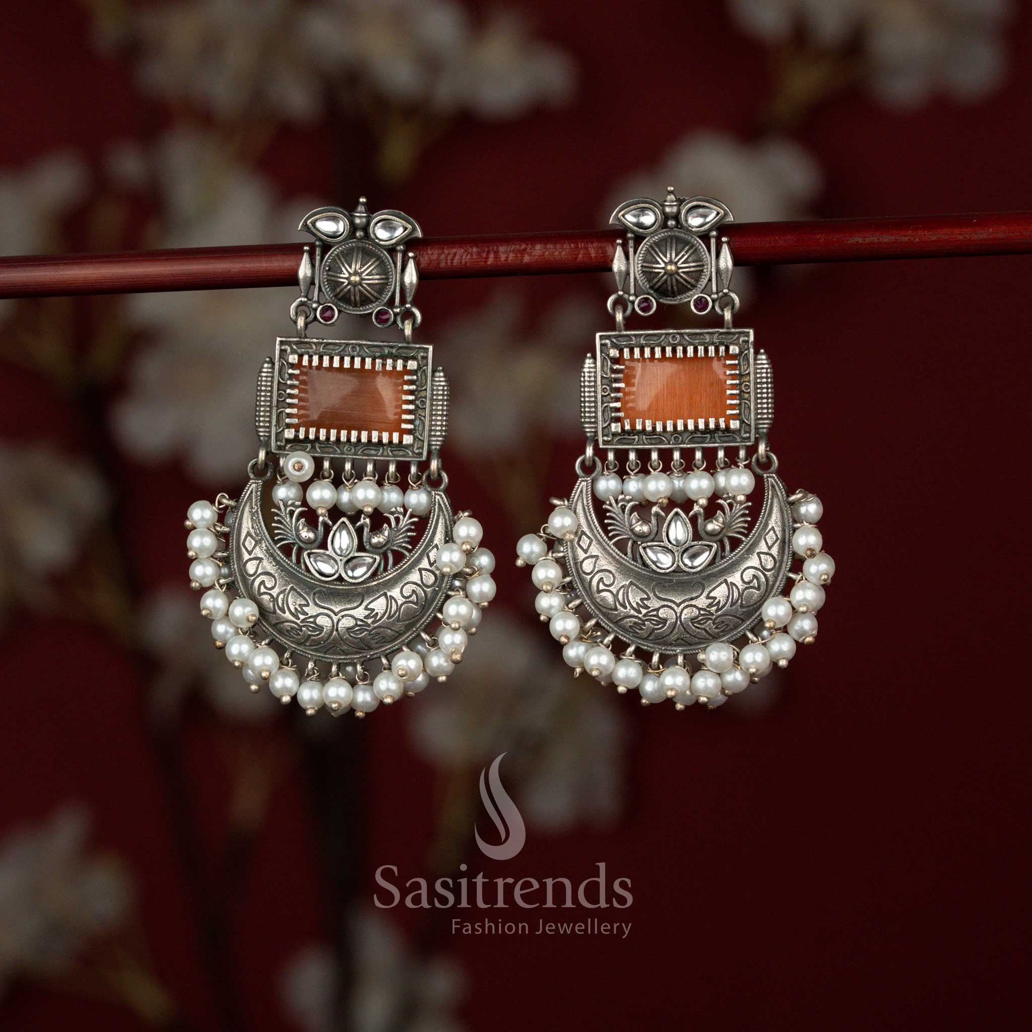 Elegant Oxidised German Silver Antique Finish Coin Choker Necklace with Bold Circular Disc Motifs for Navaratri and Traditional Saree Wear - Sasitrends - Sasitrends