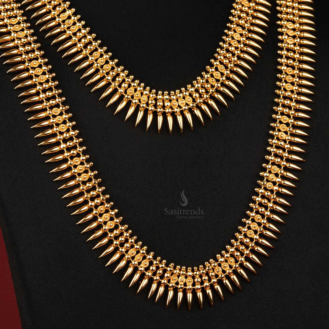 Mullapoo Png One Gram 24 Carat Micro Gold Plated Kerala Mullapoo Jewellery Set ...