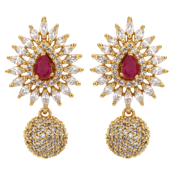 AD Stone Studded Earrings