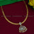 Traditional Indian Jewelry - Attigai Necklace with Gold Plating and AD Stones