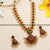 Elegant Indian Necklace with Micro Gold Plating AD Stone - Perfect for Traditional Outfits 