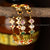 Guaranteed Micro Gold Plated Temple Wear Round And Square Shaped AD Stone Studded Bangles Sasitrends Online Shopping