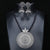 Black Thread with Silver Pendant