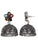 German Silver Earrings Jhumkas