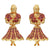 Gold Plated Butta Bomma Earrings