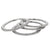 Silver Oxidized Ball Bangles Online - Sasitrends