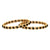 New Traditional Micro Gold Plated Black Bead Bangles Online