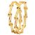 Latest Micro Gold Finished Zig-Zag Bangles for Women - Traditional Wear Jewelry | Sasitrends