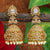  Bridal Jhumka Earrings | Matte Gold Plated | American Diamond Stones | Bridal Jewelry