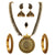 Sasitrends Oxidized German Silver Antique Long Necklace, Bangles,Earrings and Nosepin Combo for Women and Girls