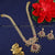 Alluring multi-color American diamond brass jewellery set - Perfect for special occasions and festivals. Gift your loved ones.
