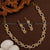 Gorgeous Leaf and Flower American Diamond Necklace Set