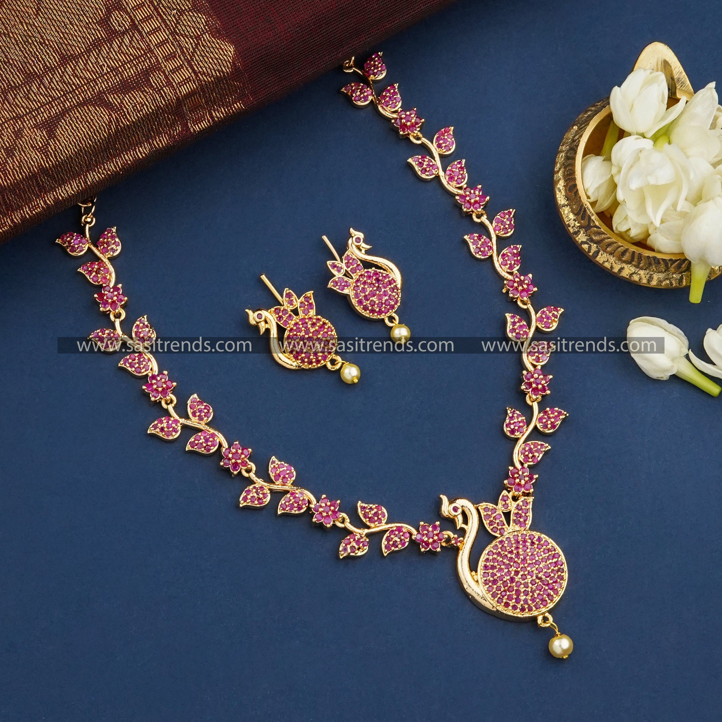 Ruby Jewellery Collection Online in India | Ruby Jewellery