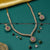Tilak-Shaped Interchangeable American Diamond Necklace Set - Trendy and Modern Jewelry