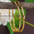 Elegant Brass Bangle Pair - 24 Carat Micro Gold Plated