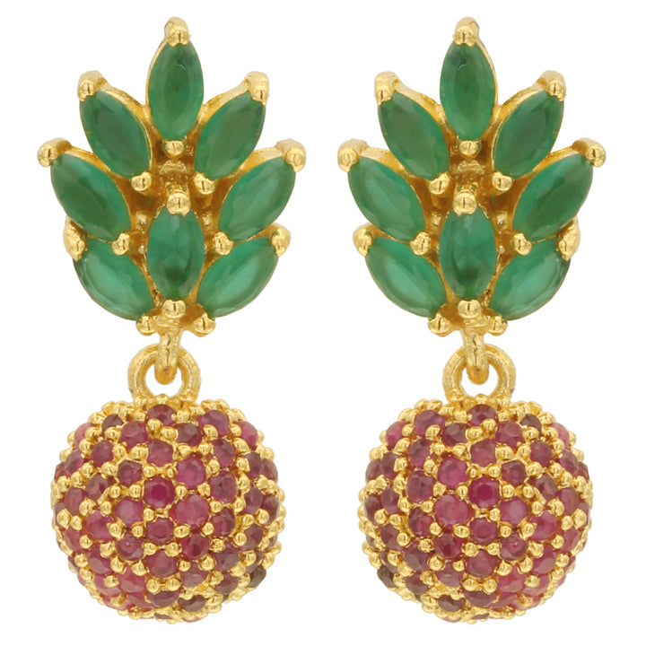 AD Stone Jhumkas
