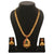 Sasitrends Micro Gold Peacock design Mango Necklace Jhumki