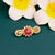 Flower Motif Saree Pin - Micro Gold Plated - Traditional AD Stone Design