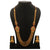 Sasitrends American Diamond Micro Gold Plated Layer Chain Necklace with Jhumki for Women and Girls