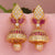 AD Jhumka Traditional Earrings