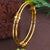 Trendy Traditional Bangle Pair | 24K Gold Plated | Diamond Pattern | Brass | Perfect Gift