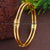 Elegant Traditional Kappu Bangle Pair - Plated with One Gram Micro Gold