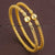 Elegant Traditional Kada Bangle Pair | Plated with One Gram Micro Gold