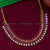 Traditional Necklace with Gold Plating and American Diamond Stones with 1 Year Gurantee