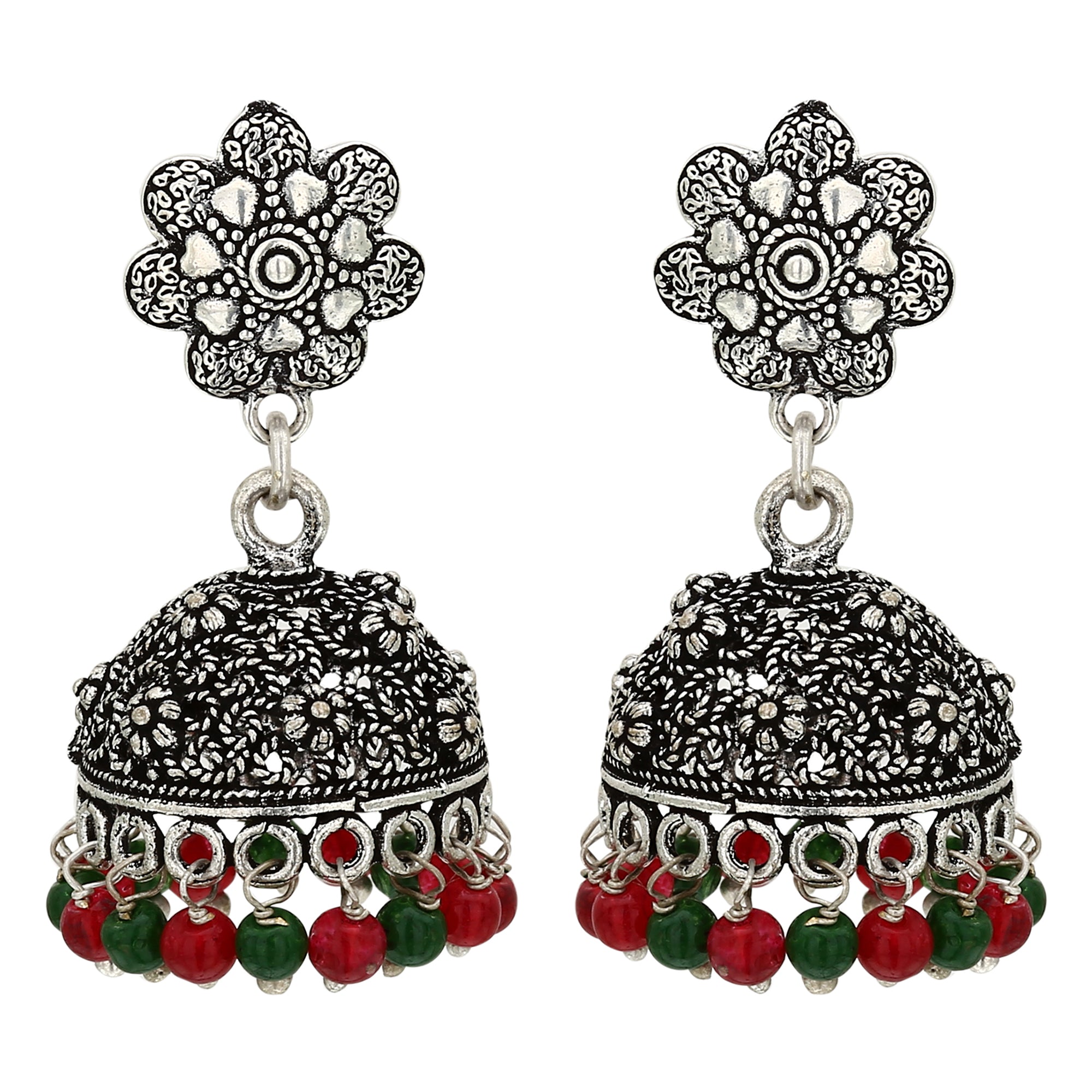 German Silver Stud Earrings