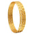 Sasitrends Gold Plated Thin Size Daily Wearable Bangles for Women - Set of 4