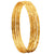 Shop Trendy Micro Gold Finished Thin Bangles Set of 4 for Festive Wear Online