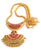 Gold Plated Big Pendant Chain Necklace | Sasitrends