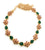 Shop Exquisite Micro Gold Plated Floral Necklace with AD Stones Online - Perfect for Traditional Occasions