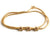 White Stones Enhance the Beauty of Micro Gold Plated Mugappu Chain - Perfect for Online Shopping
