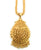 Traditional Micro Gold Plated Thilak Pendant Necklace with Gajiri Chain - Festive Wear Jewelry