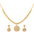 Sasitrends Antique Gold Plated AD Stone Studded Necklace with Earrings for Women and Girls - Sasitrends