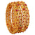 Latest Matte Gold Plated Bangles - Sasitrends - Sasitrends