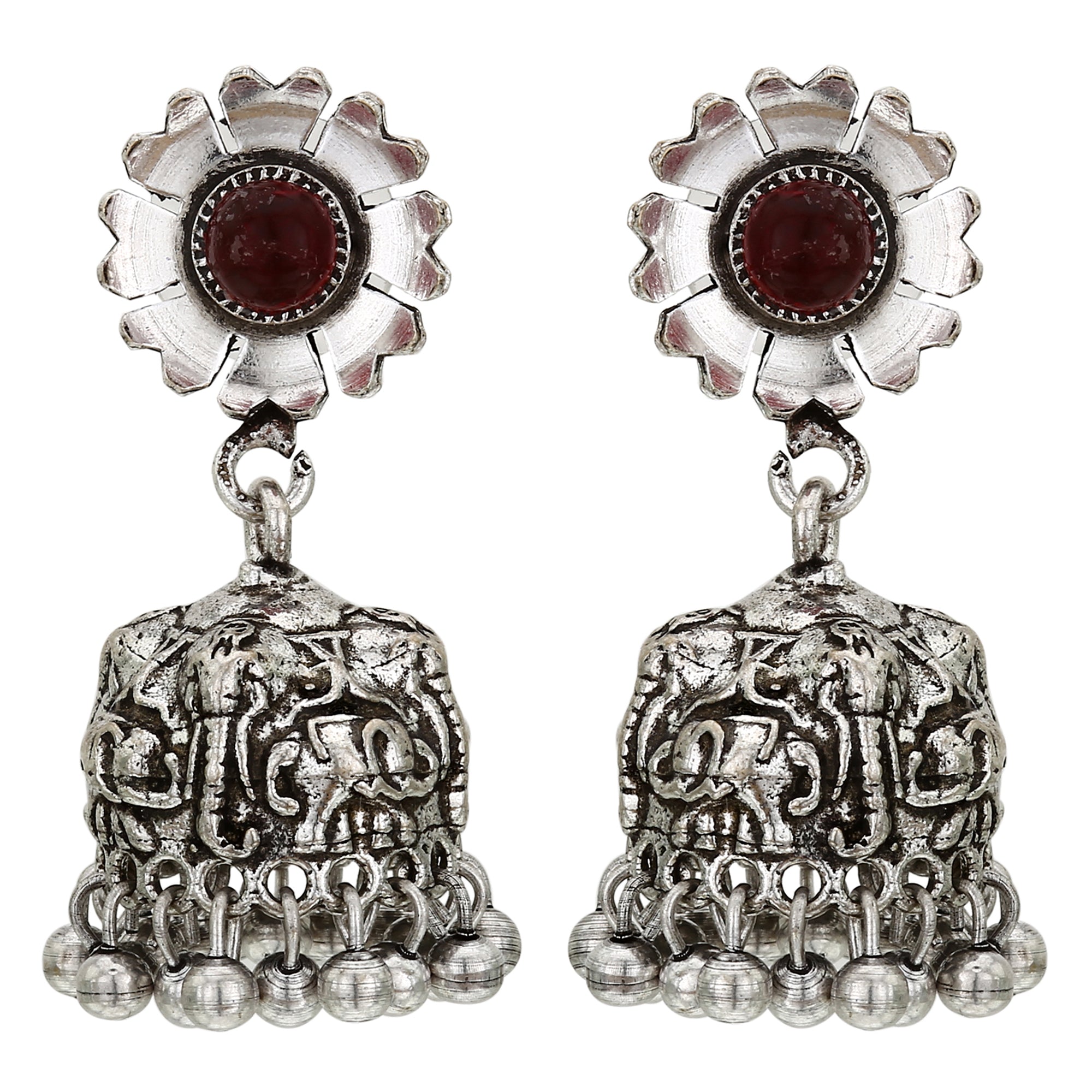 German Silver Designer Jumkas