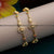 Trendy Lakshmi Motif Bangle Pair with Micro Gold Plating and AD Stones
