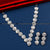 Stunning Party Wear Rhodium Silver Plated Heart Motif AD Necklace with Earrings | Sasitrends