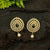 Close-up of AD Stone Stud Earrings, showcasing sparkling stones in a sophisticated design, exuding timeless elegance and glamour