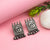 Peacock Oxidised Silver Earrings with Ghungroo Beads - Trendy Party Wear