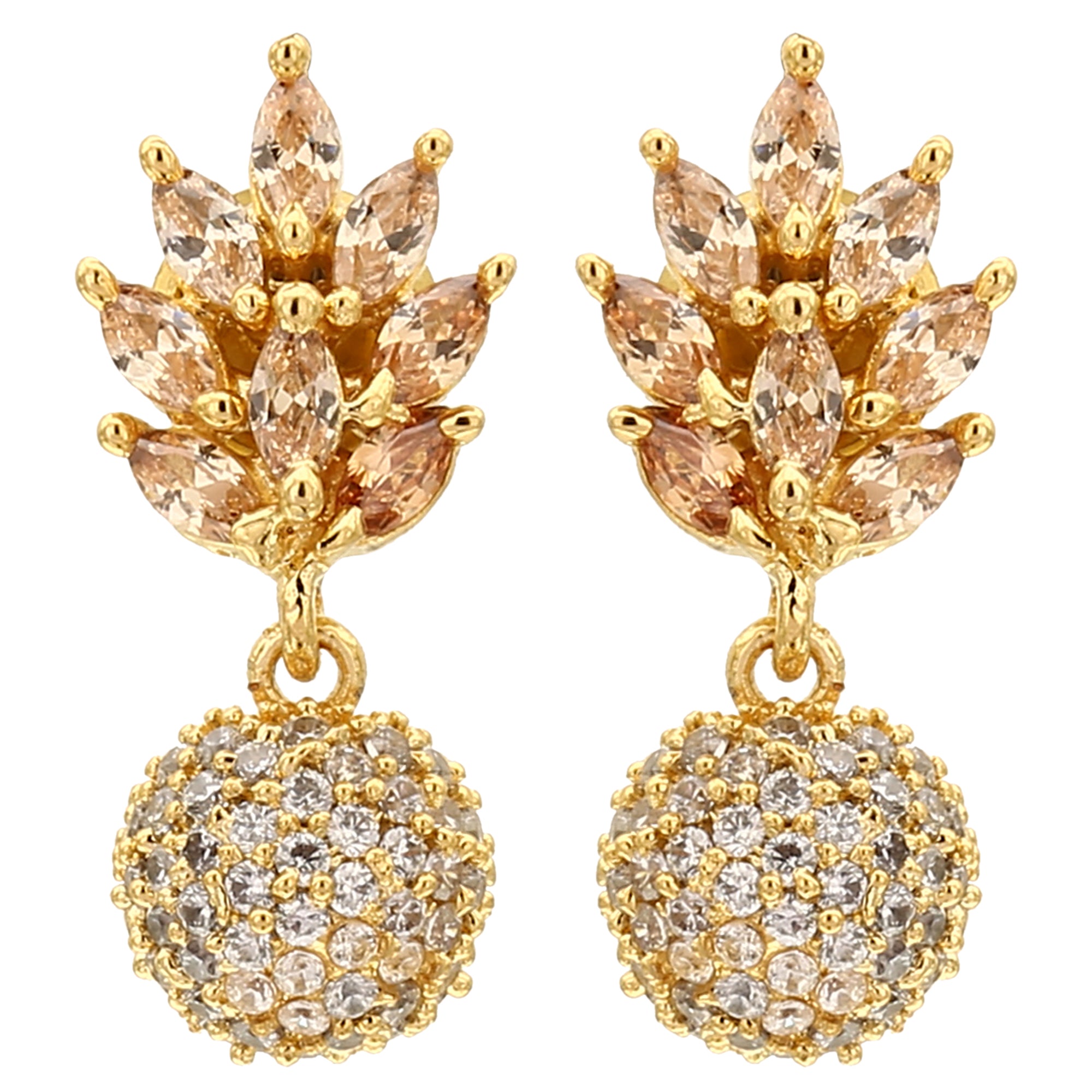 AD Stone Jhumkas
