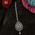 Rhodium Silver Plated AD Maang Tikka - Festive Flower Motif Jewelry
